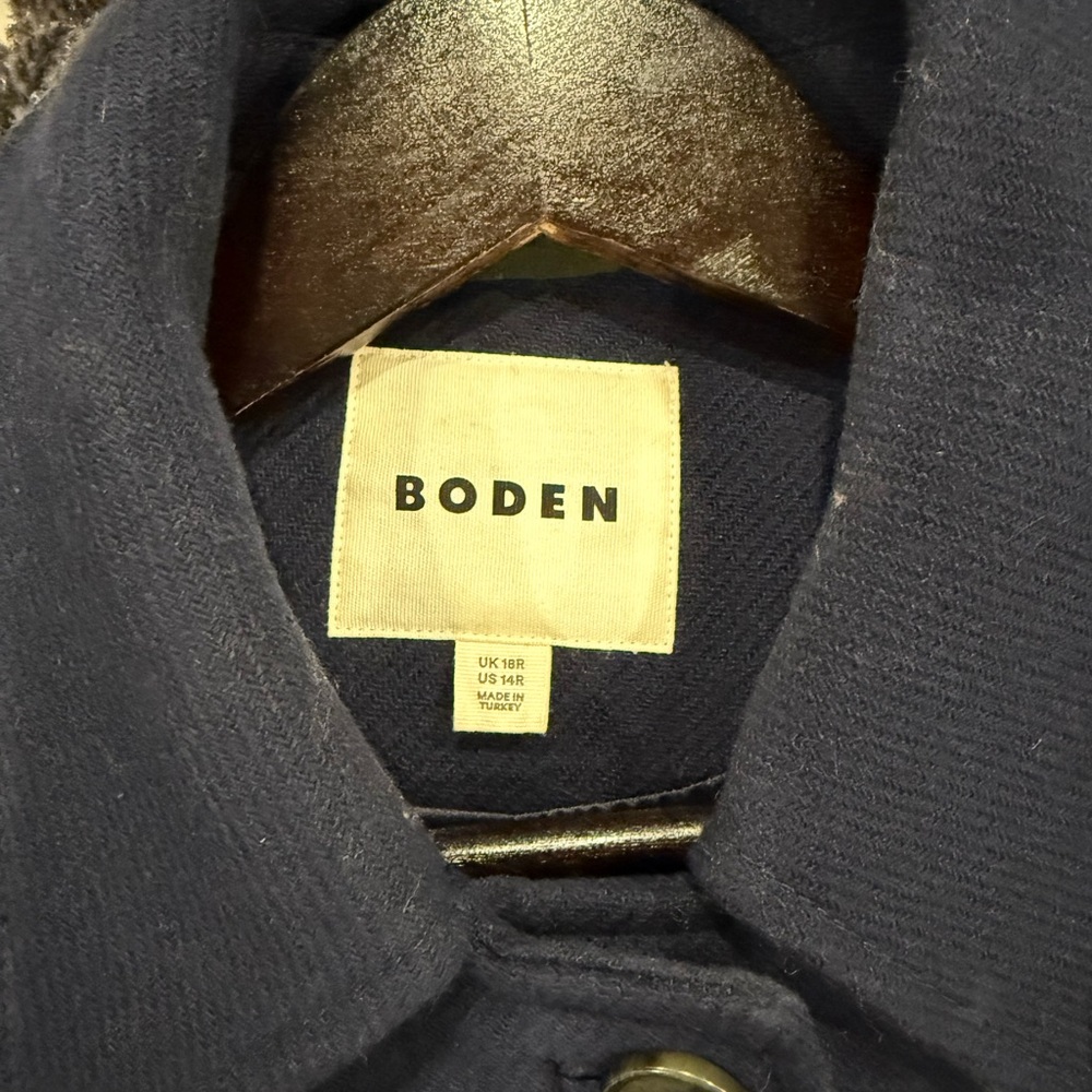 Navy Blue Women's Coat - Picture 8 of 11